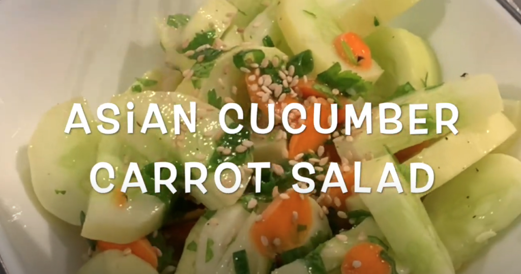 Asian Cucumber Carrot Salad